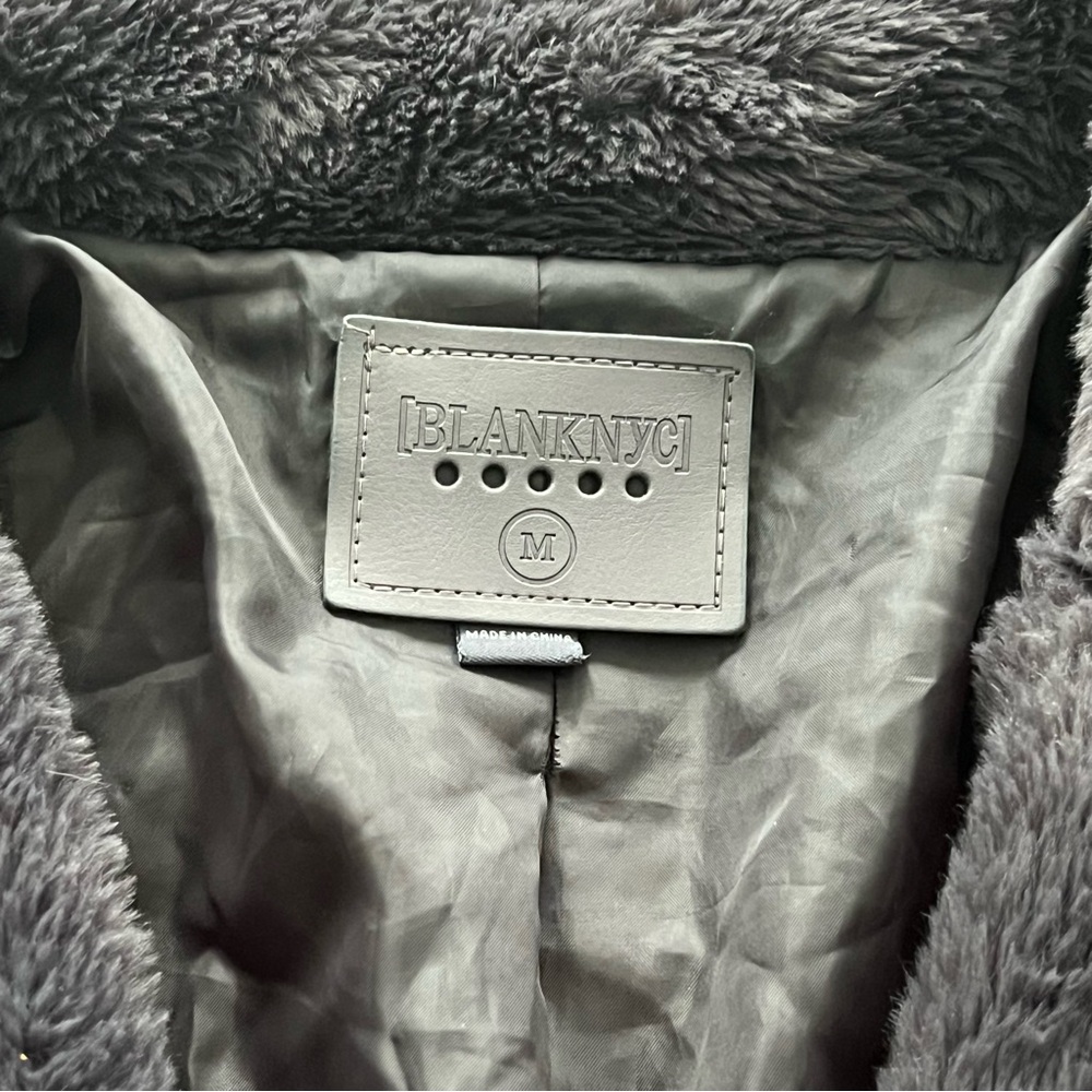 Blank NYC | Oversized Teddy Coat | M - Picture 11 of 13